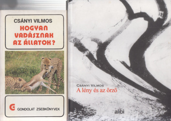 2 db. Csnyi Vilmos ktet (Hogyan vadsznak az llatok? + A lny s az rz)