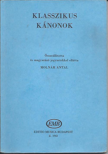 Klasszikus k�nonok