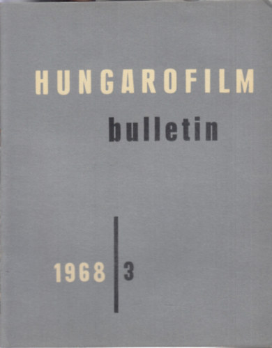 Hungarofilm Bulletin 1968/3. (angol nyelvű)