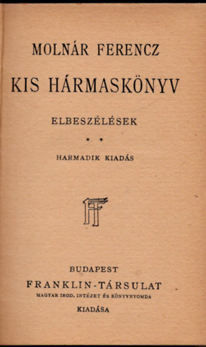 Kis hrmasknyv-Az ris