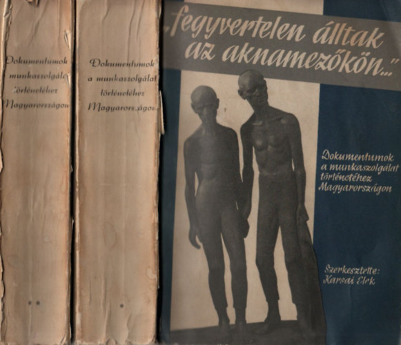 Karsai Elek - ,,fegyvertelen �lltak az aknamez�k�n... '' I.-II.: Dokumentumok a munkaszolg�lat t�rt�net�hez Magyarorsz�gon