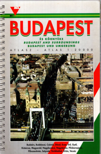 Budapest s krnyke atlasz (1: 20 000) MOL