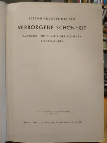 Verborgene Schnheit - Bauwerk und Plastik der Ostmark 200 Leicabilder