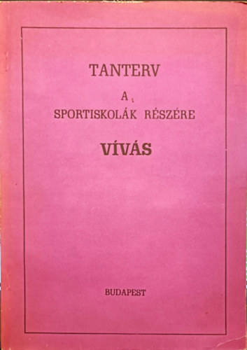 Vvs (Tanterv a sportiskolk rszre)