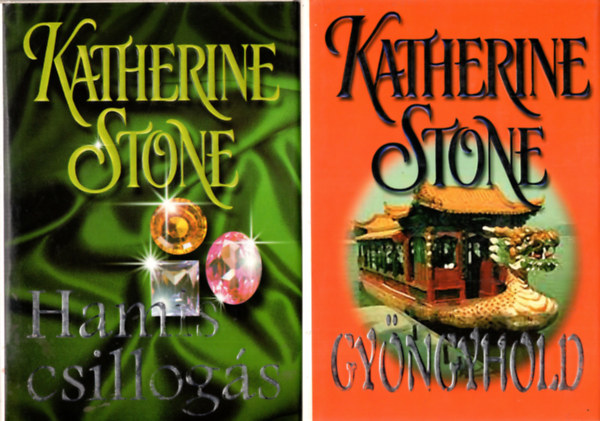 Katherine Stone - 2 db  Kaherine Stone  (Gyngyhold,  Hamis csillogs,  )