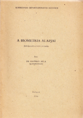 A biometria alapjai