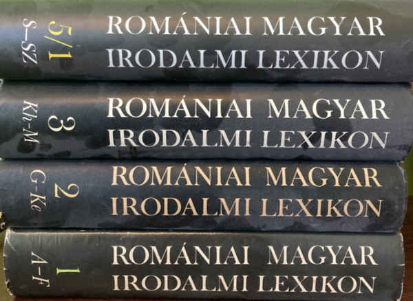 Rom�niai Magyar Irodalmi Lexikon 1-5/1., k�nyvcsomag ( a 4. hi�nyzik)