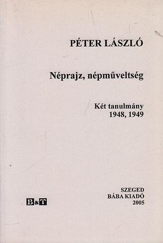 Nprajz, npmveltsg (kt tanulmny 1948, 1949)