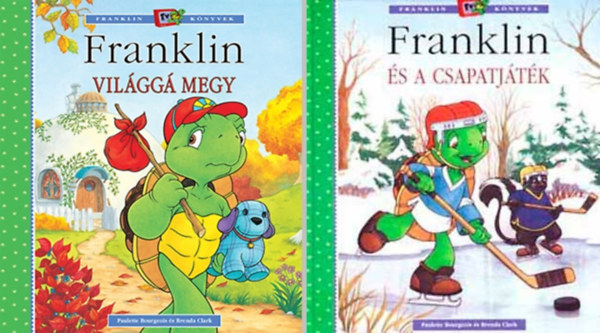 2 db Franklin k�nyv - Franklin �s a csapatj�t�k - Franklin vil�gg� megy