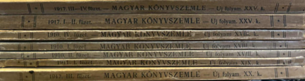 7 db Magyar Knyvszemle egyben
