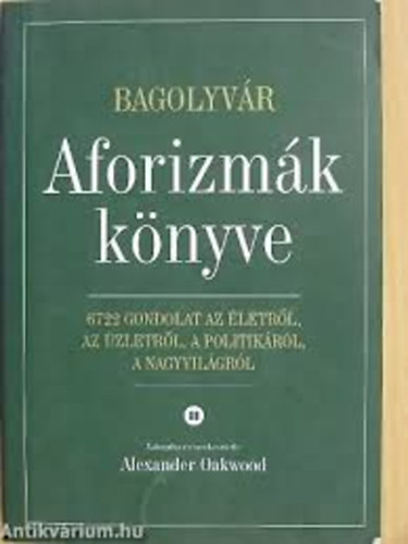 Aforizm�k k�nyve II.