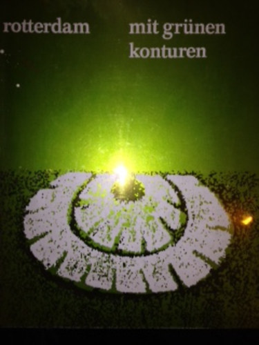 Rotterdam mit grünen kunturen