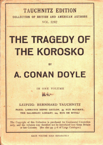 Arthur Conan Doyle - The tragedy of the korosko