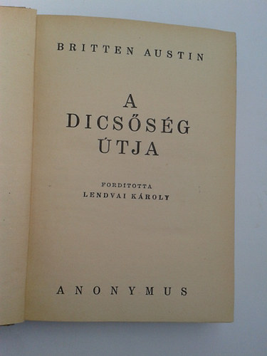 Britten Austin - A dicssg tja