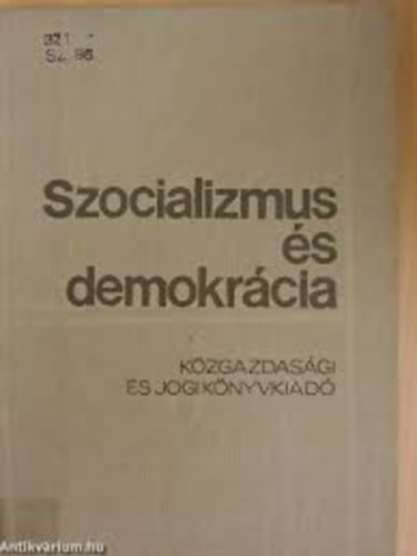 Szocializmus �s demokr�cia