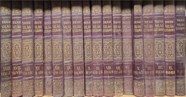 Tolnai �j vil�glexikona I-XVIII. (A-ZS) - Az �ltal�nos tud�s �s m�velts�g t�ra