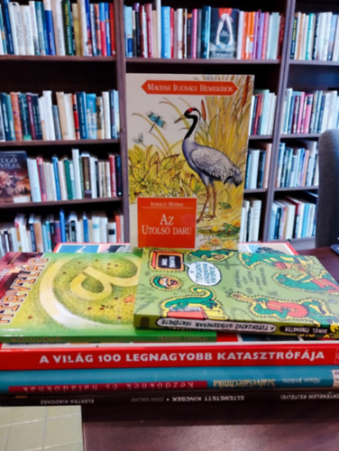 Ifjsgi knyvcsomag 6 darabos KNYVMENT AJNLAT : Az utols daru, A titokzatos gykzenekar trtnete, A Vilg 100 Legnagyobb Katasztrfja, Szalvtatechnika kezdknek s haladknak, Eltemetett kincsek, Hrvilg