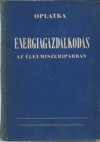 Energiagazdlkods az lelmiszeriparban