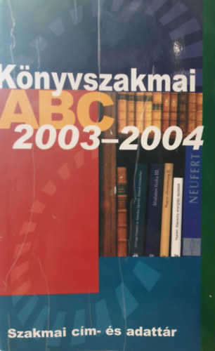 Knyvszakmai ABC 2003-2004