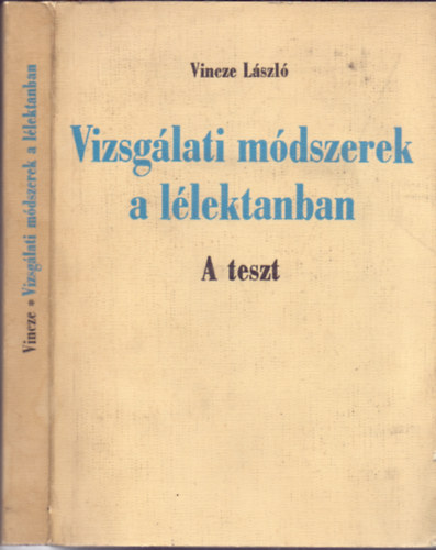 Vizsglati mdszerek a llektanban - A teszt