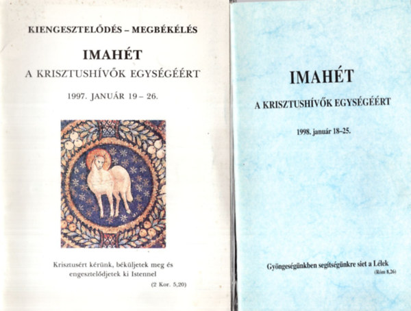 7 db Imaht fzet ( egytt ) 1. 1998. janur 18-25., 2. 1997. janur 19-26., 3. 2002.  janur 20-27., 4. 2003. janur 19-26., 5. 2004. janur 18-25., 6. 2006. janur 15-22., 7. 2007. janur 21-28.