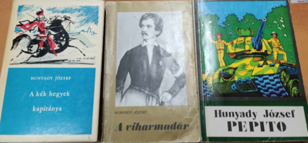 3 db Hunyady Jzsef: A kk hegyek kapitnya + A viharmadr + Pepito