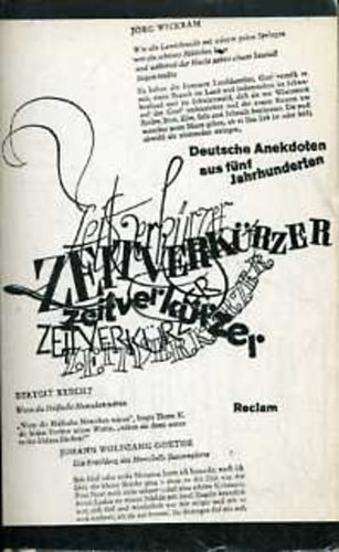 Achim  Roscher (szerk.) - Deutsche Anekdoten aus f�nf Jahrhunderten