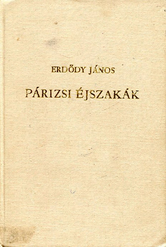 Erddy Jnos - Prizsi jszakk