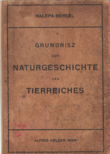 Grundrisz der Naturgeschichte des Tierreiches  ( Nmet  nyelv )