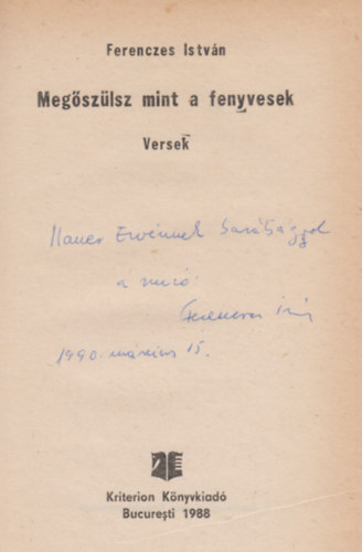 Megszlsz mint a fenyvesek