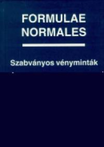 Formulae Normales