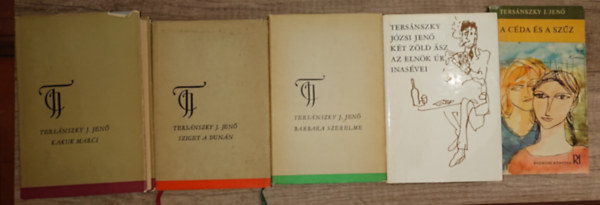6 ktet Tersnszky Jzsi Jentl: Kakuk Marci I-II., Sziget a Dunn, Barbara szerelme, Kt zld sz/Az elnk r inasvei, A cda s a szz