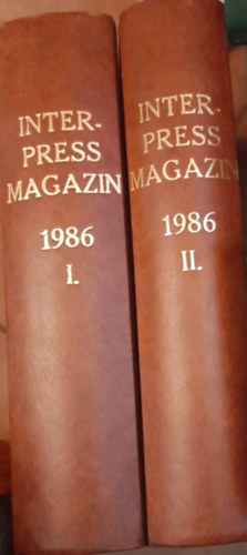 Interpress Magazin 1986. teljes vfolyam kt ktetbe ktve