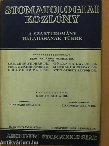 Stomatologii k�zl�ny/1938 febru�r/