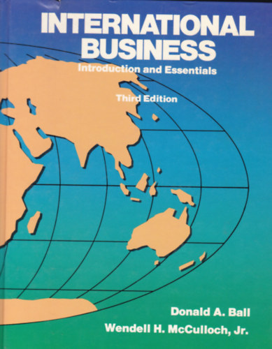 International Business (Nemzetkzi zletkts - angol nyelv)