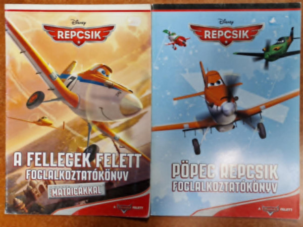 2db Disney Repcsik - A fellegek felett+ Ppec repcsik- Foglalkoztatknyv matrickkal