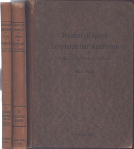 Lehrbuch der Anatomie - Anatomie Des Menschen I-III.