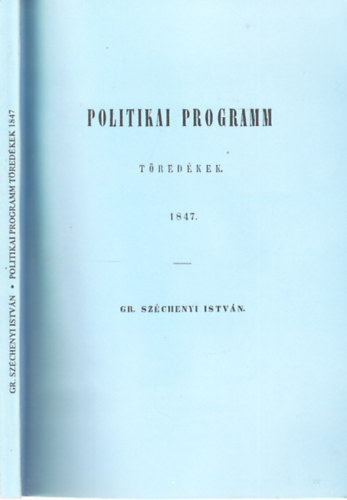 Politikai programm t�red�kek (hasonm�s kiad�s)