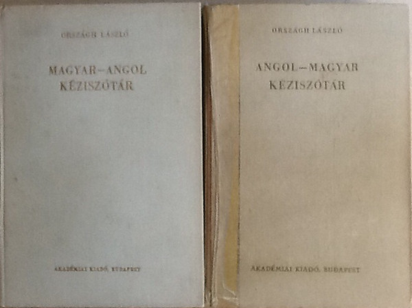 Angol-Magyar + Magyar-Angol kzisztr (Orszgh)