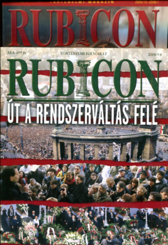 4 db Rubicon foly�irat (2002/8, 2004/2, 2004/5-6, 2005/10-2006/1)