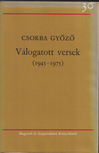V�logatott versek (1945-1975) (Bertha Bulcsunak dedik�lt p�ld�ny)