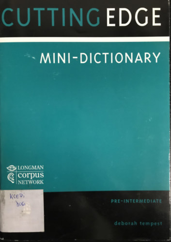 Cutting edge Mini-dictionary - Pre-intermediate
