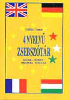 4 nyelv zsebsztr - angol - nmet - francia - magyar