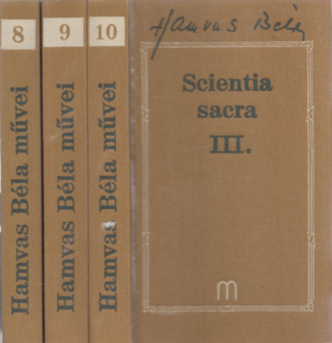 Scientia sacra I-III.