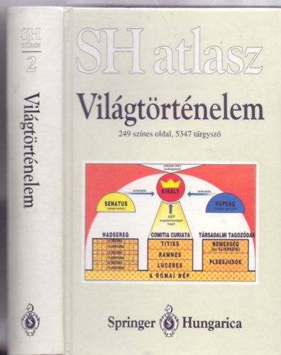 SH atlasz - Vilgtrtnelem -  249 sznes oldal, 5347 trgysz (harmadk, javtott kiads)