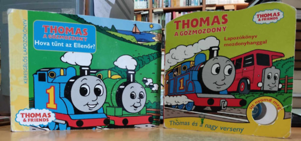 2 db Thomas a gzmozdony lapoz: Hova tnt az ellenr? + Thomas s a nagy verseny