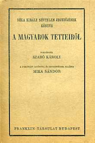 A magyarok tetteirl