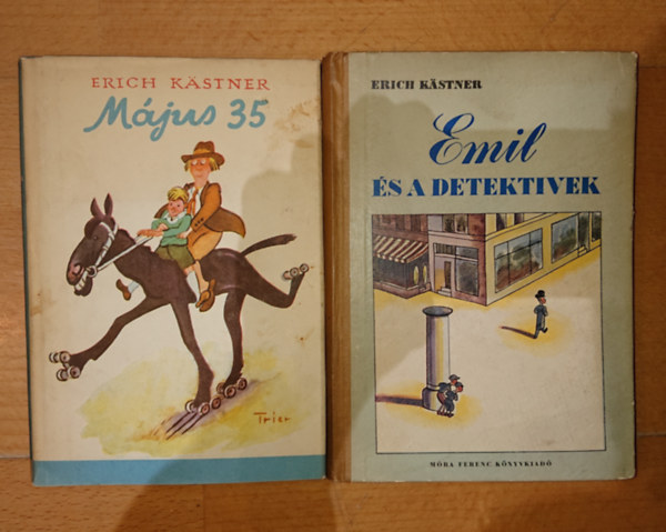 2 db Errich Kstner knyv: Mjus 35., Emil s a detektvek