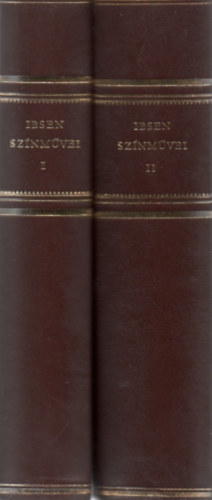 Henrik Ibsen - Henrik Ibsen színművei I-II. (Helikon klasszikusok) - számozott, bőrkötésben