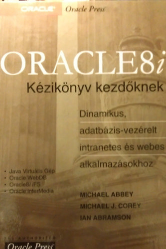 ORACLE8i Kziknyv kezdknek